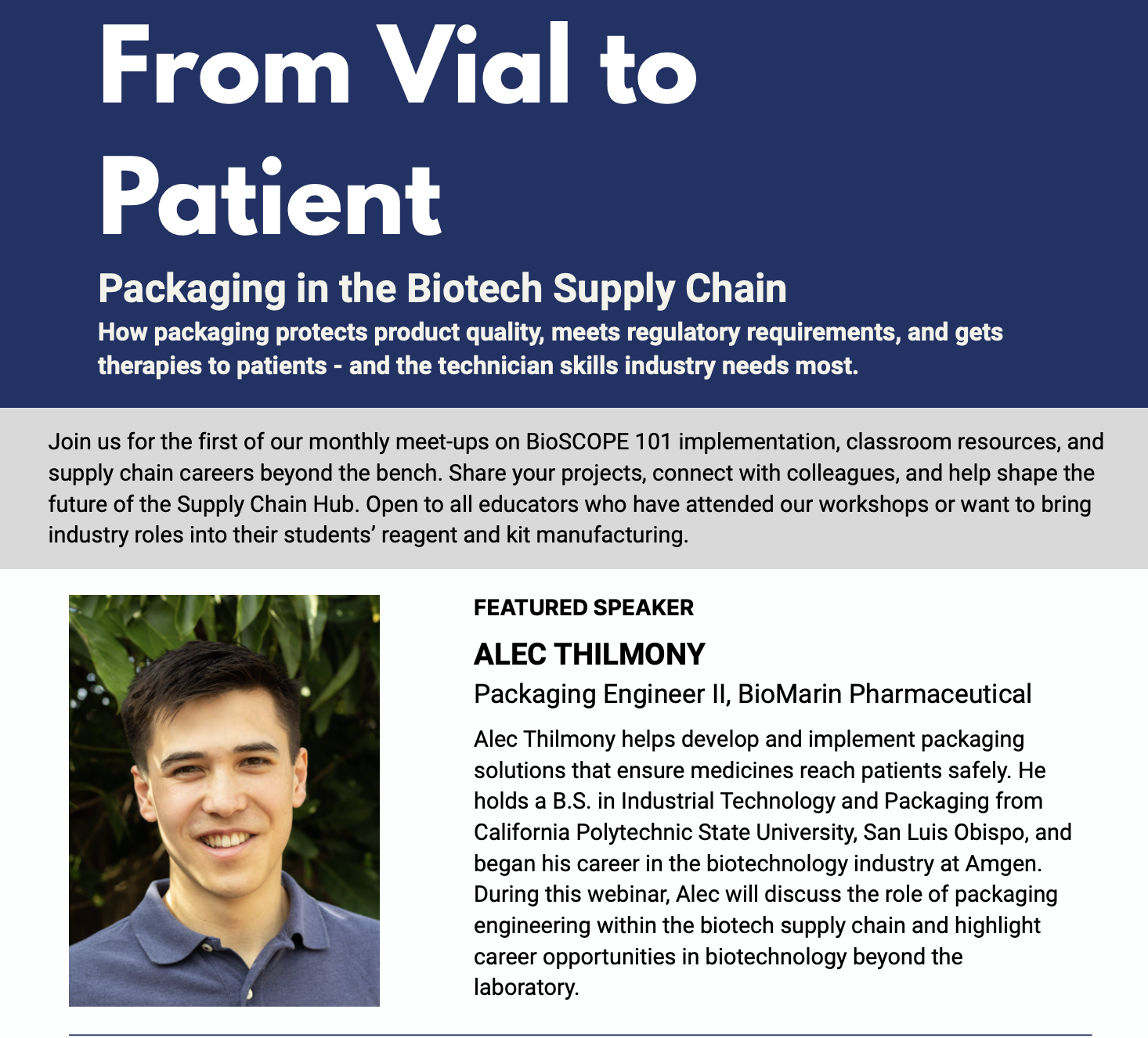 Vial to patient description